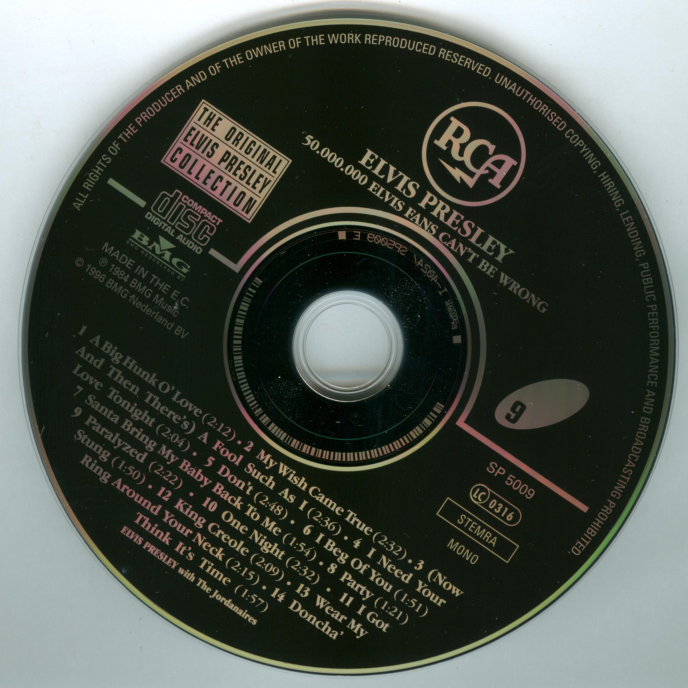 Elvis Presley  The Original Elvis Presley Collection 09; Elvis Gold Records 2 : CD